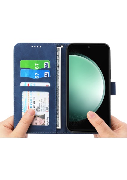 Samsung Galaxy S24 Fe Deri Cüzdan Telefon Kılıfı (Yurt Dışından)