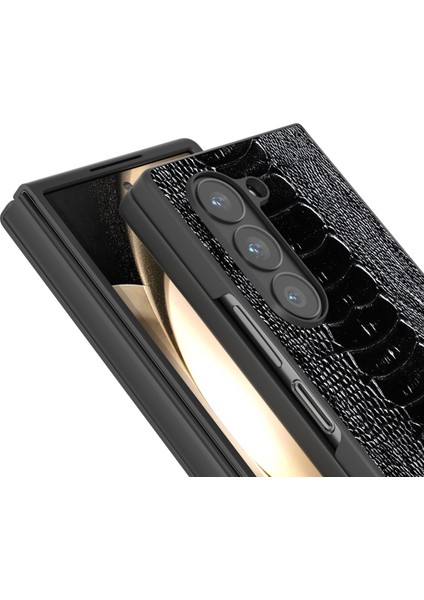 Samsung Galaxy Z Fold6 5g Timsah Dokulu Hakiki Inek Derisi Arka Kapak (Yurt Dışından) modelleri