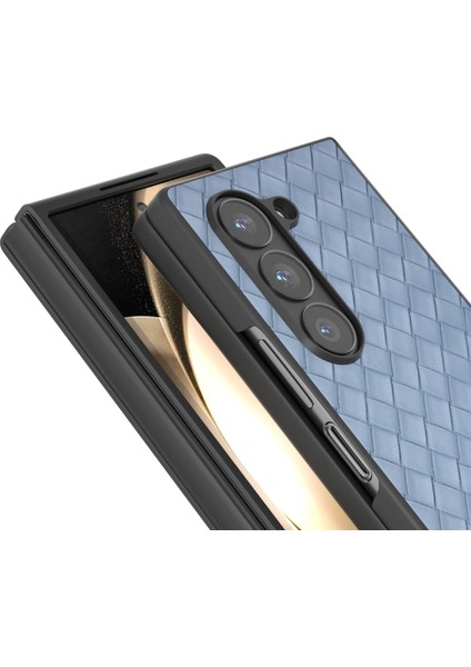 Samsung Galaxy Z Fold6 5g Dokuma Doku Pu Deri Kaplamalı Pc Telefon Kapağı (Yurt Dışından) modelleri