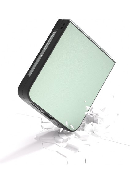 Samsung Galaxy Z Flip6 5g Pu Deri Kaplamalı Sert Pc Katlanır Telefon Kapağı (Yurt Dışından) modelleri