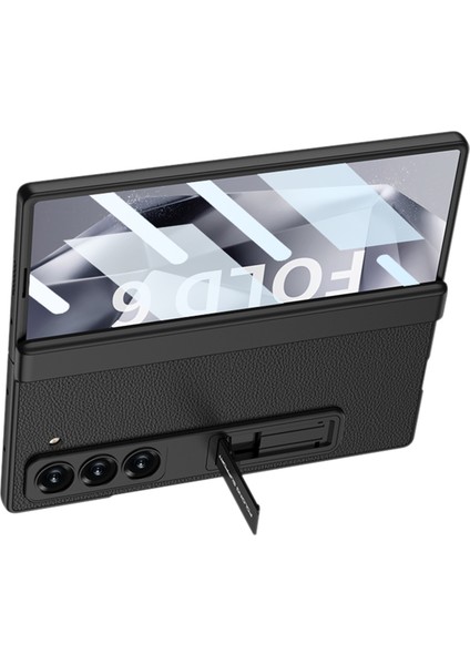 Samsung Galaxy Z Fold6 5g Kickstand Pc+Pu Telefon Kapağı (Yurt Dışından) modelleri