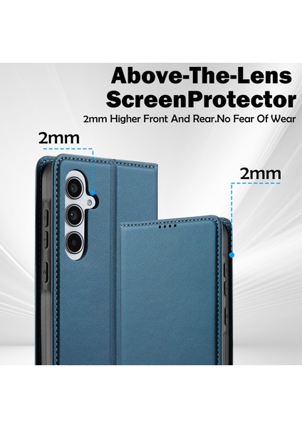 Samsung Galaxy A55 5g Pu Deri Cüzdan Standı Koruyucu Telefon Kapağı (Yurt Dışından)