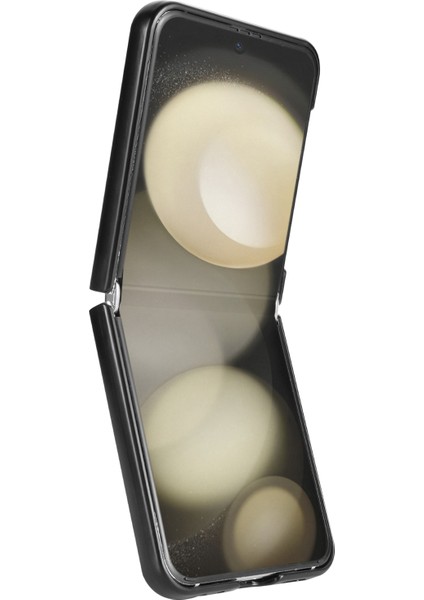 Samsung Galaxy Z Flip6 5g / Z Flip5 5g Dikişli Deri Telefon Kılıfı (Yurt Dışından) fiyatları
