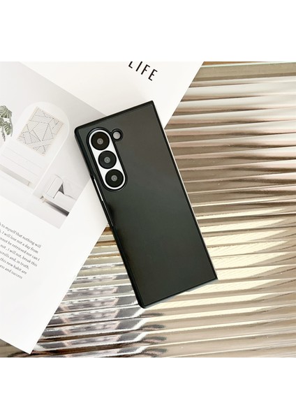 Samsung Galaxy Z Fold6 5g Anti-Drop Paslanmaz Çelik + Pc Koruyucu Telefon Kapağı (Yurt Dışından)
