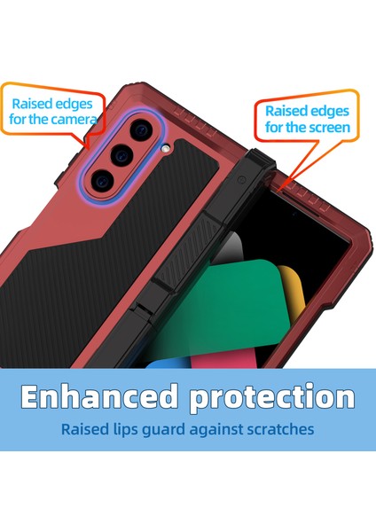Samsung Galaxy Z Fold6 5g Alüminyum Alaşımlı+Silikon Kickstand Kapak (Yurt Dışından) indirimleri