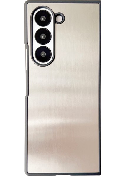 Samsung Galaxy Z Fold6 5g Anti-Drop Paslanmaz Çelik + Pc Koruyucu Telefon Kapağı (Yurt Dışından)