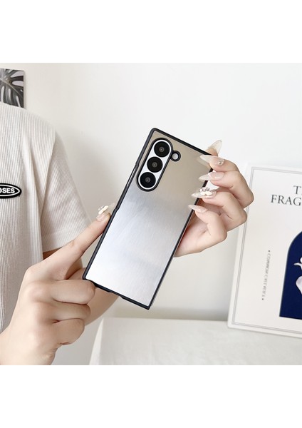 Samsung Galaxy Z Fold6 5g Anti-Drop Paslanmaz Çelik + Pc Koruyucu Telefon Kapağı (Yurt Dışından)