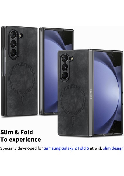 Samsung Galaxy Z Fold6 5g Manyetik Çıkarılabilir Pu+Tpu Telefon Kapağı (Yurt Dışından) fırsatları