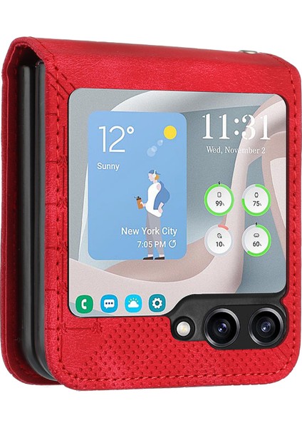 Samsung Galaxy Z Flip6 5g Pu Deri Telefon Kılıfı (Yurt Dışından) modelleri