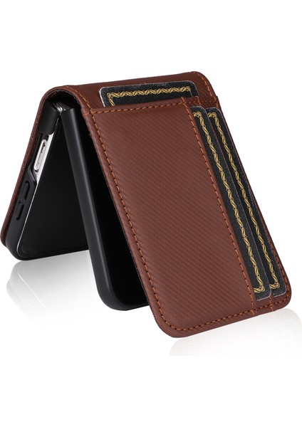 Samsung Galaxy Z Flip6 5g Pu Deri + Pc Telefon Kılıfı Kart Tutucu Telefon Kapağı (Yurt Dışından) fırsatları