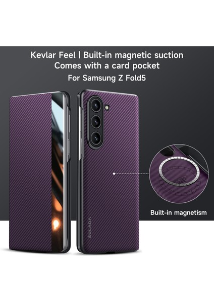 Samsung Galaxy Z Fold6 5g Kart Yuvası Deri Telefon Kılıfı (Yurt Dışından) fiyatları