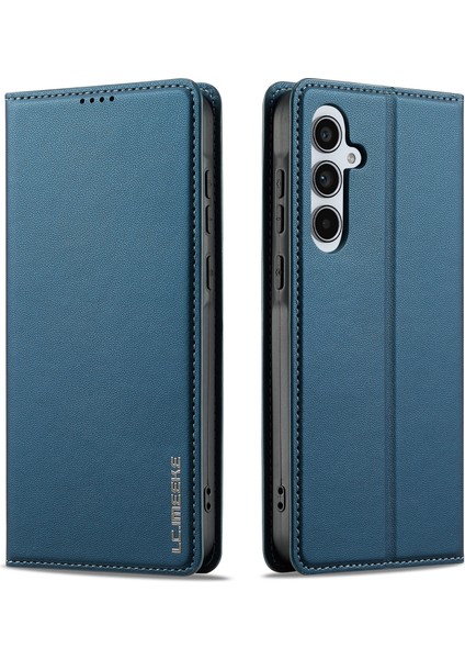 Samsung Galaxy S24 Fe Pu Deri Cüzdan Standı Koruyucu Telefon Kapağı (Yurt Dışından)