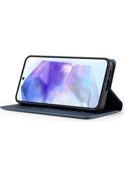Samsung Galaxy S24 Fe Pu Deri Cüzdan Standı Koruyucu Telefon Kapağı (Yurt Dışından)