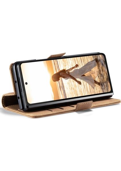 Samsung Galaxy Z Fold6 5g Cüzdan Telefon Standı Kılıf Darbeye Dayanıklı Pu Deri Kapak (Yurt Dışından) indirimleri