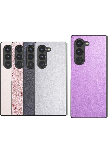 Samsung Galaxy Z Fold6 5g Düşme Önleyici Parlak Deri + Pc Telefon Kılıfı (Yurt Dışından)
