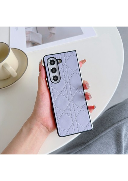 Samsung Galaxy Z Fold6 5g Deri Kaplamalı Pc Telefon Kılıfı (Yurt Dışından)