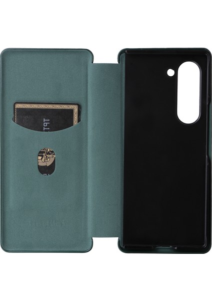 Samsung Galaxy Z Fold6 5g Kart Tutucu Standı Pu Deri Telefon Kapağı (Yurt Dışından) fırsatları