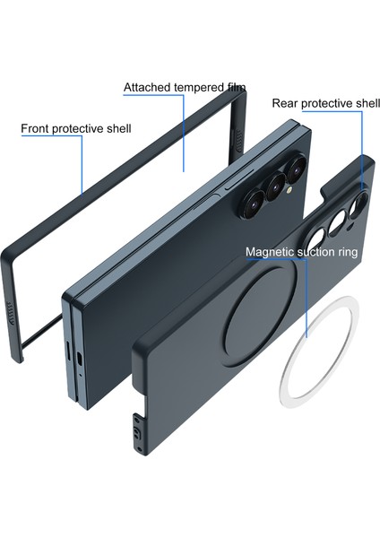 Samsung Galaxy Z Fold6 5g Manyetik Pc Telefon Kapağı (Yurt Dışından)