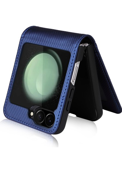 Samsung Galaxy Z Flip6 5g Pu Deri + Pc Telefon Kılıfı Kart Tutucu Telefon Kapağı (Yurt Dışından) modelleri