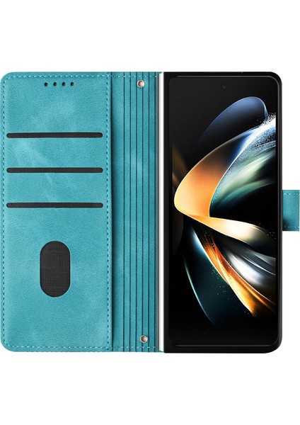 Samsung Galaxy Z Fold6 5g Deri Telefon Kılıfı Cüzdan El Askılı (Yurt Dışından)