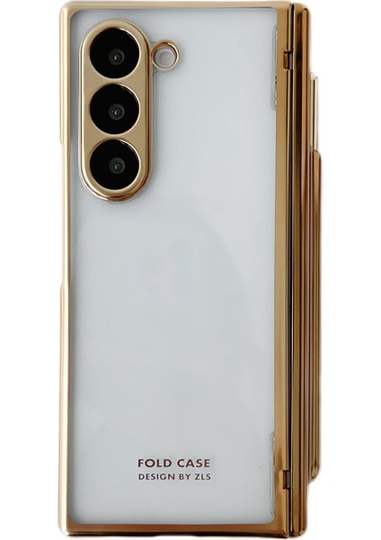 Samsung Galaxy Z Fold6 5g Galvanik Pc Katlanır Telefon Kapağı Stylus ile (Yurt Dışından)