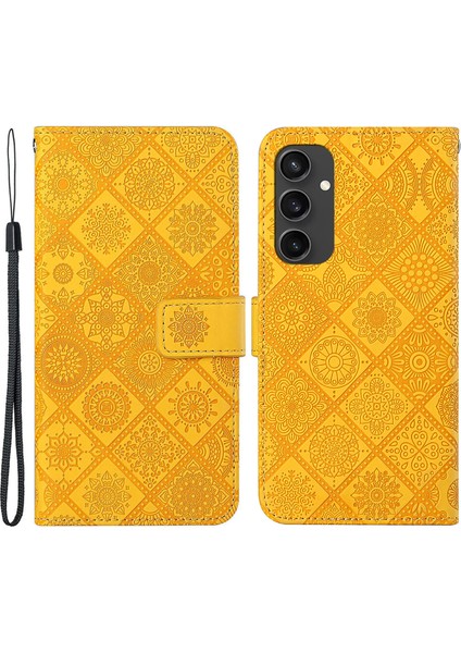 Samsung Galaxy S24 Fe Deri Telefon Cüzdan Kılıfı Askılı (Yurt Dışından)