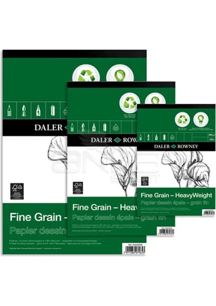 Daler Rowney Fine Grain Heavyweight Eco Paper Çizim Defteri 200 gr 30 Yaprak