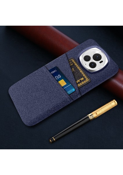 Honor Magic6 Pro 5g Kumaş Doku Telefon Kılıfı Çift Kart Tutucu Pc Kapağı (Yurt Dışından) indirimleri