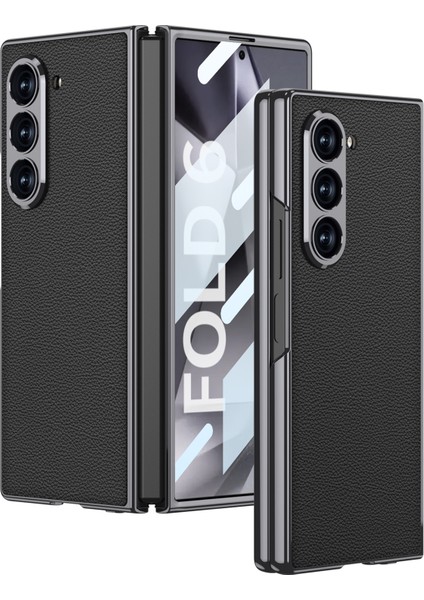 Samsung Galaxy Z Fold6 5g Galvanik Pc+Pu Telefon Kapağı (Yurt Dışından)