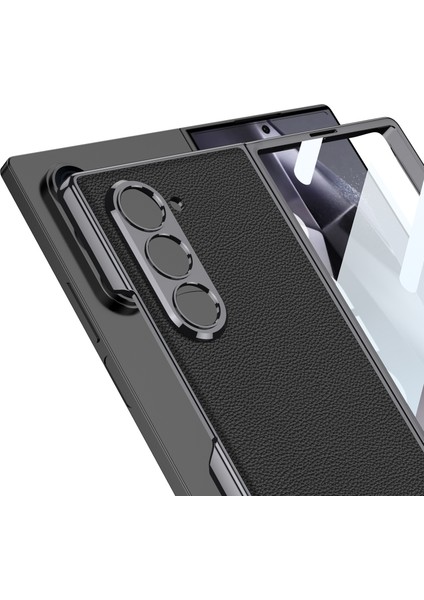 Samsung Galaxy Z Fold6 5g Galvanik Pc+Pu Telefon Kapağı (Yurt Dışından)