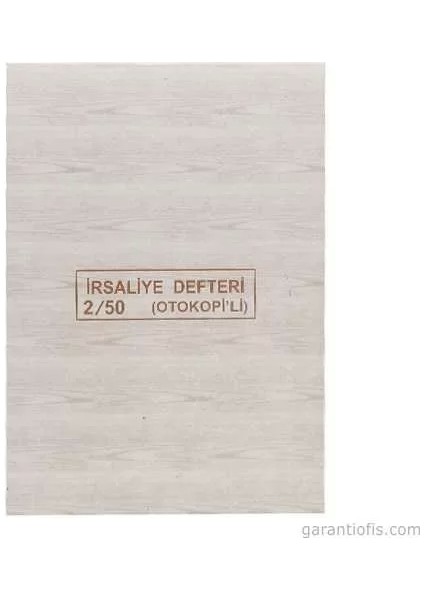 Otokopili Irsaliye Defteri 2/50 3 Nüsha
