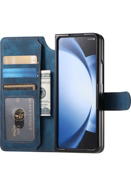 Samsung Galaxy Z Fold6 5g Deri Manyetik Çıkarılabilir Cüzdan Telefon Kapağı (Yurt Dışından) fiyatları