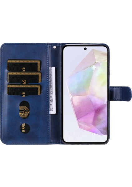 Samsung Galaxy M35 5g Fermuar Cüzdan Pu Deri Standlı Telefon Kapağı (Yurt Dışından)