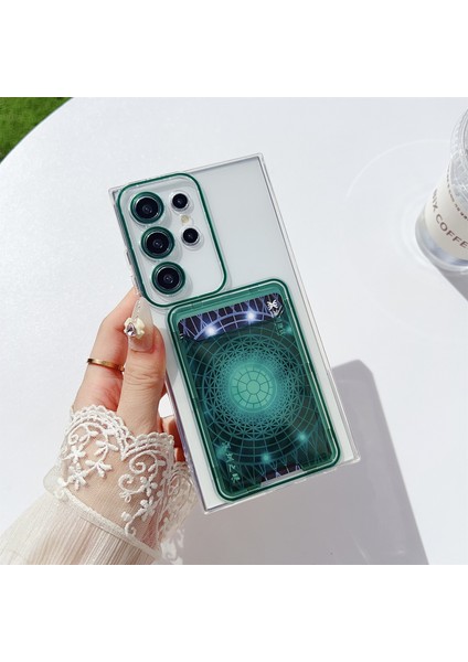 Samsung Galaxy S24 Ultra Arka Kart Yuvası Tpu Şeffaf Telefon Kapağı (Yurt Dışından)