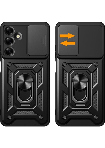Samsung Galaxy M35 5g Kapaklı Pc+Tpu Kickstand Telefon Kapağı (Yurt Dışından)