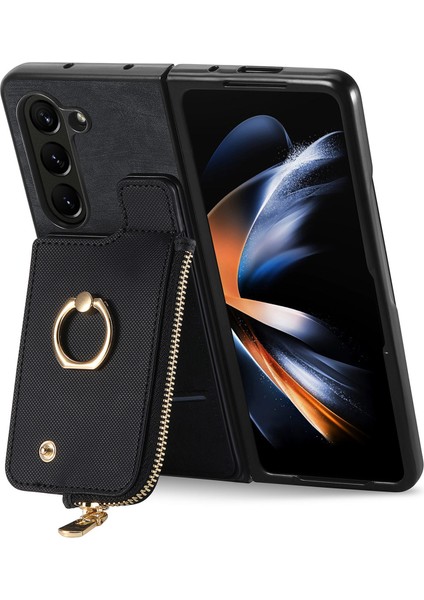 Samsung Galaxy Z Fold6 5g Fermuarlı Cep Halka Tutucu Deri + Pc Telefon Kapağı (Yurt Dışından) indirimleri