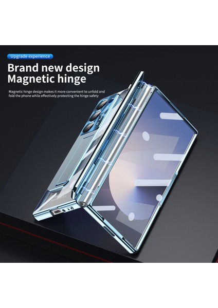 Samsung Galaxy Z Fold6 5g Kickstand Menteşe Galvanik Pc Kapağı (Yurt Dışından) fırsatları