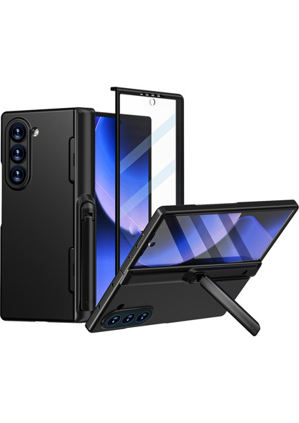 Samsung Galaxy Z Fold6 5g Kauçuk Sert Pc Kickstand Telefon Kapağı (Yurt Dışından)