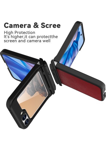 Samsung Galaxy Z Flip6 5g Crazy Horse Texture Pu+Pc Telefon Kılıfı (Yurt Dışından) indirimleri
