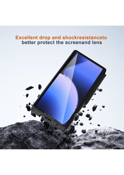Samsung Galaxy Z Fold6 5g Kauçuk Sert Pc Kickstand Telefon Kapağı (Yurt Dışından)