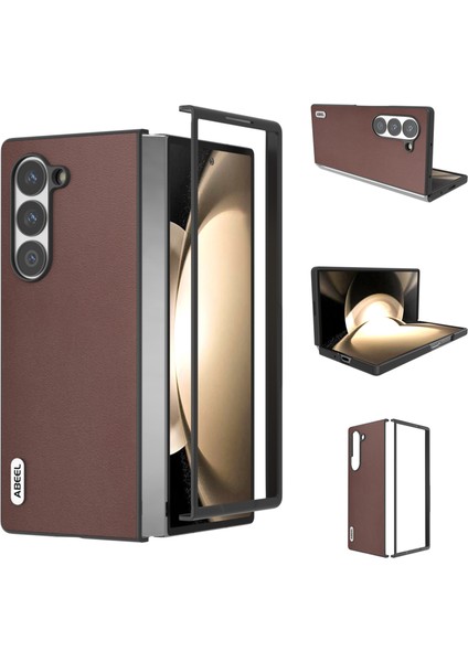 Samsung Galaxy Z Fold6 5g Hakiki Inek Derisi+Pc Telefon Kılıfı (Yurt Dışından)