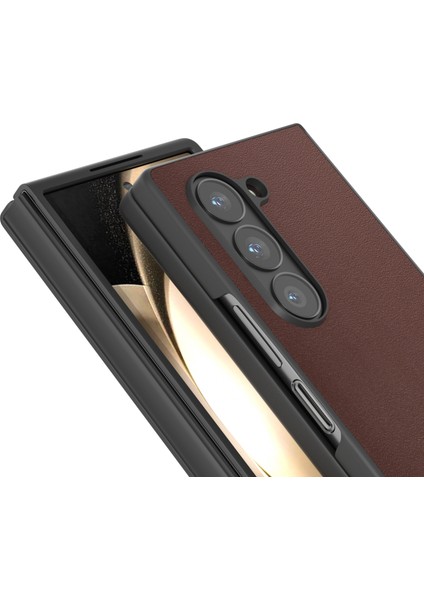 Samsung Galaxy Z Fold6 5g Hakiki Inek Derisi+Pc Telefon Kılıfı (Yurt Dışından) modelleri