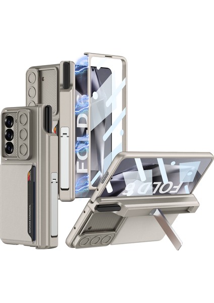 Samsung Galaxy Z Fold6 5g Manyetik Menteşe Koruma Pc Telefon Kapağı (Yurt Dışından)