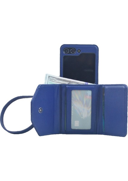 Samsung Galaxy Z Flip6 5g Çanta Cüzdan Tarzı Deri + Pc Telefon Kapağı (Yurt Dışından) fiyatları