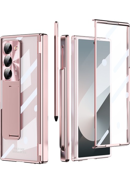 Samsung Galaxy Z Fold6 5g Kickstand Çift Menteşe Pc Telefon Kapağı (Yurt Dışından) indirimleri