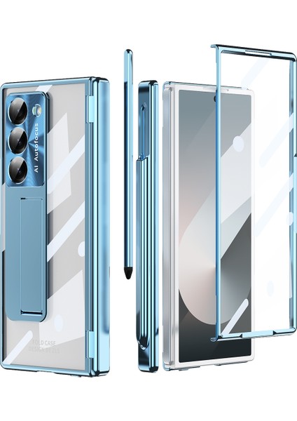 Samsung Galaxy Z Fold6 5g Kickstand Çift Menteşe Pc Telefon Kapağı (Yurt Dışından) indirimleri