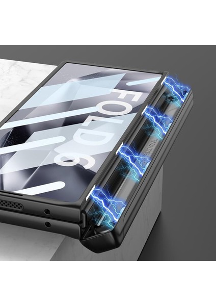 Samsung Galaxy Z Fold6 5g Manyetik Menteşe Koruma Kickstand Pc Telefon Kapağı (Yurt Dışından) modelleri