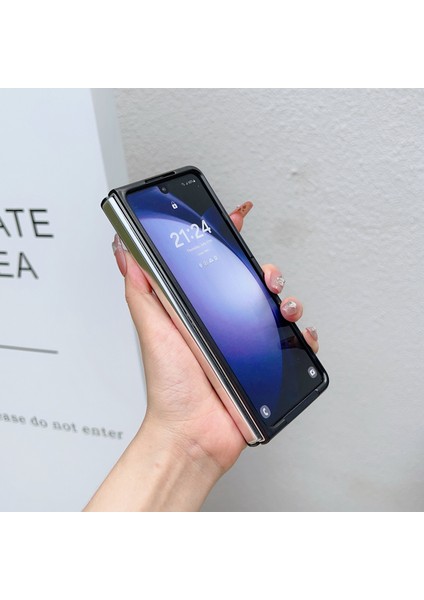 Samsung Galaxy Z Fold6 5g Deri Kaplamalı Pc Telefon Kılıfı Crazy Horse Doku (Yurt Dışından)