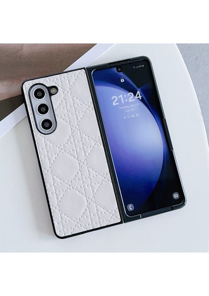 Samsung Galaxy Z Fold6 5g Deri Kaplamalı Pc Telefon Kılıfı (Yurt Dışından)