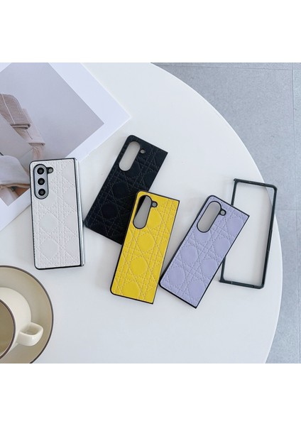 Samsung Galaxy Z Fold6 5g Deri Kaplamalı Pc Telefon Kılıfı (Yurt Dışından) fiyatları